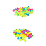 Maxbell 100 Pieces Assorted Color PP Material Table Tennis Balls 40mm Number 1 - 100