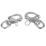 Maxbell Heavy Duty  Stainless Steel Quick Release Swivel Eye Snap Shackle Hook Clip