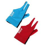 Maxbell 2Pcs Left Hand 3 Fingers Billiard Glove For Pool Cue Snooker Cue Accessories