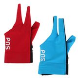 Maxbell 2Pcs Left Hand 3 Fingers Billiard Glove For Pool Cue Snooker Cue Accessories