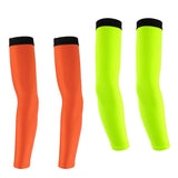 Maxbell 2 Pairs Bike Cycling Golf Arm Sleeves Sun Protection Bicycle Arm Warmer