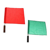 Maxbell 2 Pieces Sports Football Soccer Training Hockey Rugby Linesman Referee Flags