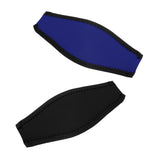 Maxbell 2 Pieces Neoprene Scuba Diving Snorkel Mask Cover Padded Protective Strap