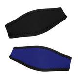 Maxbell 2 Pieces Neoprene Scuba Diving Snorkel Mask Cover Padded Protective Strap