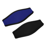 Maxbell 2 Pieces Neoprene Scuba Diving Snorkel Mask Cover Padded Protective Strap