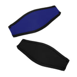 Maxbell 2 Pieces Neoprene Scuba Diving Snorkel Mask Cover Padded Protective Strap