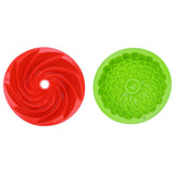 Maxbell Silicone Heritage  Cake Bake Pan Swirled Plate with Sunflower Cake Mold