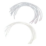 Maxbell 12 Pairs Women's Stainless Steel Handmade Bra Underwire Replacement Cup C D