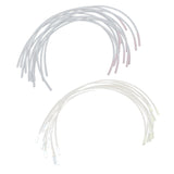 Maxbell 12 Pairs Women's Stainless Steel Handmade Bra Underwire Replacement Cup C D