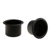 Maxbell 2x Aluminum Alloy Cup Drink Holder for Marine Boat Car Truck Camper RV Black