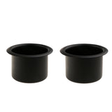 Maxbell 2x Aluminum Alloy Cup Drink Holder for Marine Boat Car Truck Camper RV Black