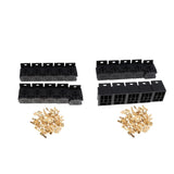 Maxbell 20 Pieces Automotive 5 Pin Relay Socket Holders for 6.3mm Copper Terminals
