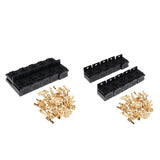 Maxbell 20 Pieces Automotive 5 Pin Relay Socket Holders for 6.3mm Copper Terminals