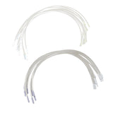 Maxbell 12 Pairs Women's Stainless Steel Handmade Bra Underwire Replacement Cup D E