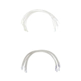 Maxbell 12 Pairs Women's Stainless Steel Handmade Bra Underwire Replacement Cup D E