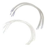 Maxbell 12 Pairs Women's Stainless Steel Handmade Bra Underwire Replacement Cup D E