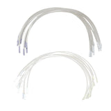 Maxbell 12 Pairs Women's Stainless Steel Handmade Bra Underwire Replacement Cup D E