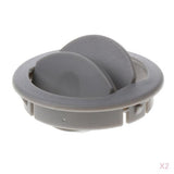 Maxbell 2x Car RV ATV Interior Round Ceiling A/C Vent Air Outlet Rotating Open Close