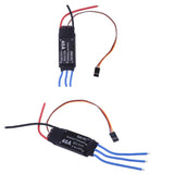 Maxbell 2 Pieces 40A 2-4S RC Brushless ESC Speed Controller for RC FPV Racing Drone