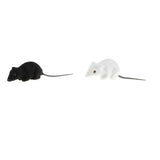 Maxbell 2x Realistic Mouse Statue Emulation Animal Model Kids Educational Toy