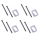 Maxbell 4 Sets Muffler Gasket Bolts for HUSQVARNA 351 350 345 340 353 346XP Chainsaw