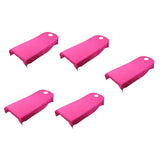 Maxbell 5 Pieces Soft Beauty Massage SPA Bed Cover Sheet With Breath Hole Hot Pink