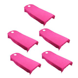 Maxbell 5 Pieces Soft Beauty Massage SPA Bed Cover Sheet With Breath Hole Hot Pink