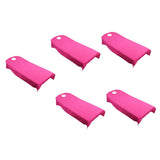Maxbell 5 Pieces Soft Beauty Massage SPA Bed Cover Sheet With Breath Hole Hot Pink