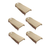 Maxbell 5 Pieces Soft Beauty Massage SPA Bed Cover Sheet With Breath Hole Camel