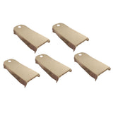 Maxbell 5 Pieces Soft Beauty Massage SPA Bed Cover Sheet With Breath Hole Camel
