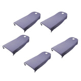 Maxbell 5 Pieces Soft Beauty Massage SPA Bed Cover Sheet With Breath Hole Purple