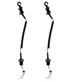 Maxbell 2Pcs Scuba Diver Coil Lanyard for Torch Camera/Scuba Diving Slate/Accessory