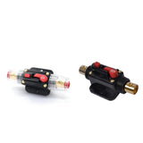 Maxbell 2X 12V Car Audio Fuse Holder 4-8 AWG Inline Circuit Breaker Protector 40/60A