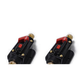 Maxbell 2X 12V Car Audio Fuse Holder 4-8 AWG Inline Circuit Breaker Protector 40/60A