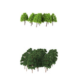 Maxbell 45x Mini Green Trees Model Train Railway Layout Scenery Diorama Architecture