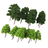 Maxbell 45x Mini Green Trees Model Train Railway Layout Scenery Diorama Architecture