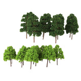 Maxbell 45x Mini Green Trees Model Train Railway Layout Scenery Diorama Architecture