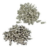 Maxbell 150 Pieces Bell Shape End Cap Cord Connector for Jewelry Making Findings