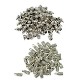 Maxbell 150 Pieces Bell Shape End Cap Cord Connector for Jewelry Making Findings