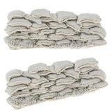 Maxbell 1/35 Resin Soldier Scenario Accessories Model Resin Sandbag Wall Model