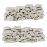 Maxbell 1/35 Resin Soldier Scenario Accessories Model Resin Sandbag Wall Model