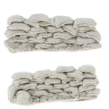 Maxbell 1/35 Resin Soldier Scenario Accessories Model Resin Sandbag Wall Model