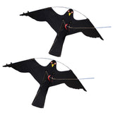 Maxbell 2x #2 Large Hawk Kite Bird Scarer Protect Farmer Crop Windsock Scarecrow Toy