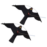 Maxbell 2x #2 Large Hawk Kite Bird Scarer Protect Farmer Crop Windsock Scarecrow Toy