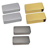 Maxbell Seal Type Humbucker Pickup Covers w/ Double Coil Pickup Baseplate for Guitar