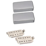 Maxbell Seal Type Humbucker Pickup Covers w/ Double Coil Pickup Baseplate for Guitar