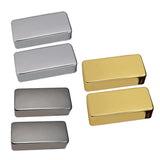 Maxbell Seal Type Humbucker Pickup Covers w/ Double Coil Pickup Baseplate for Guitar