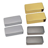 Maxbell Seal Type Humbucker Pickup Covers w/ Double Coil Pickup Baseplate for Guitar