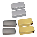 Maxbell Seal Type Humbucker Pickup Covers w/ Double Coil Pickup Baseplate for Guitar