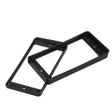 Maxbell Curved Humbucker Frame Mounting Rings with Pickup Cover for Electric Guitar